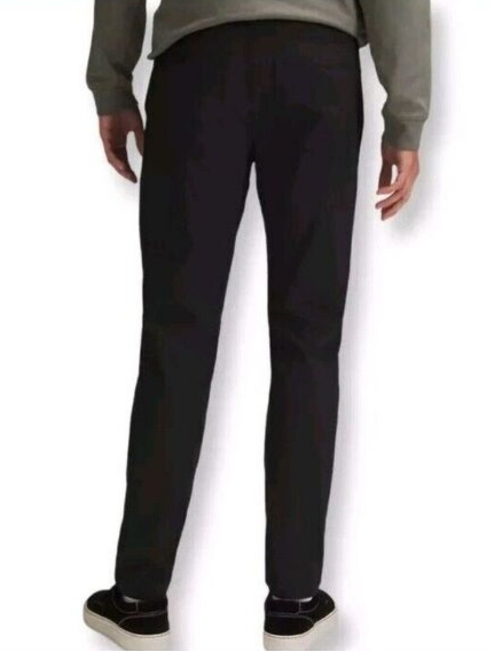 Lululemon ABC Classic-Fit 5 Pocket Pant Warpstreme Mens Size 34 Black